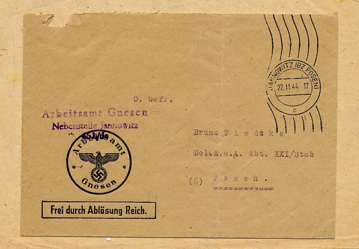 Briefumschlag Dolmetscher-Kompanie